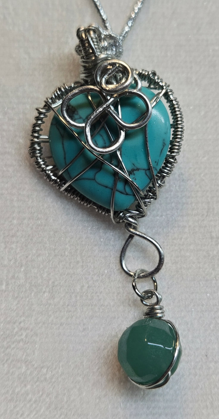 Turquoise heart