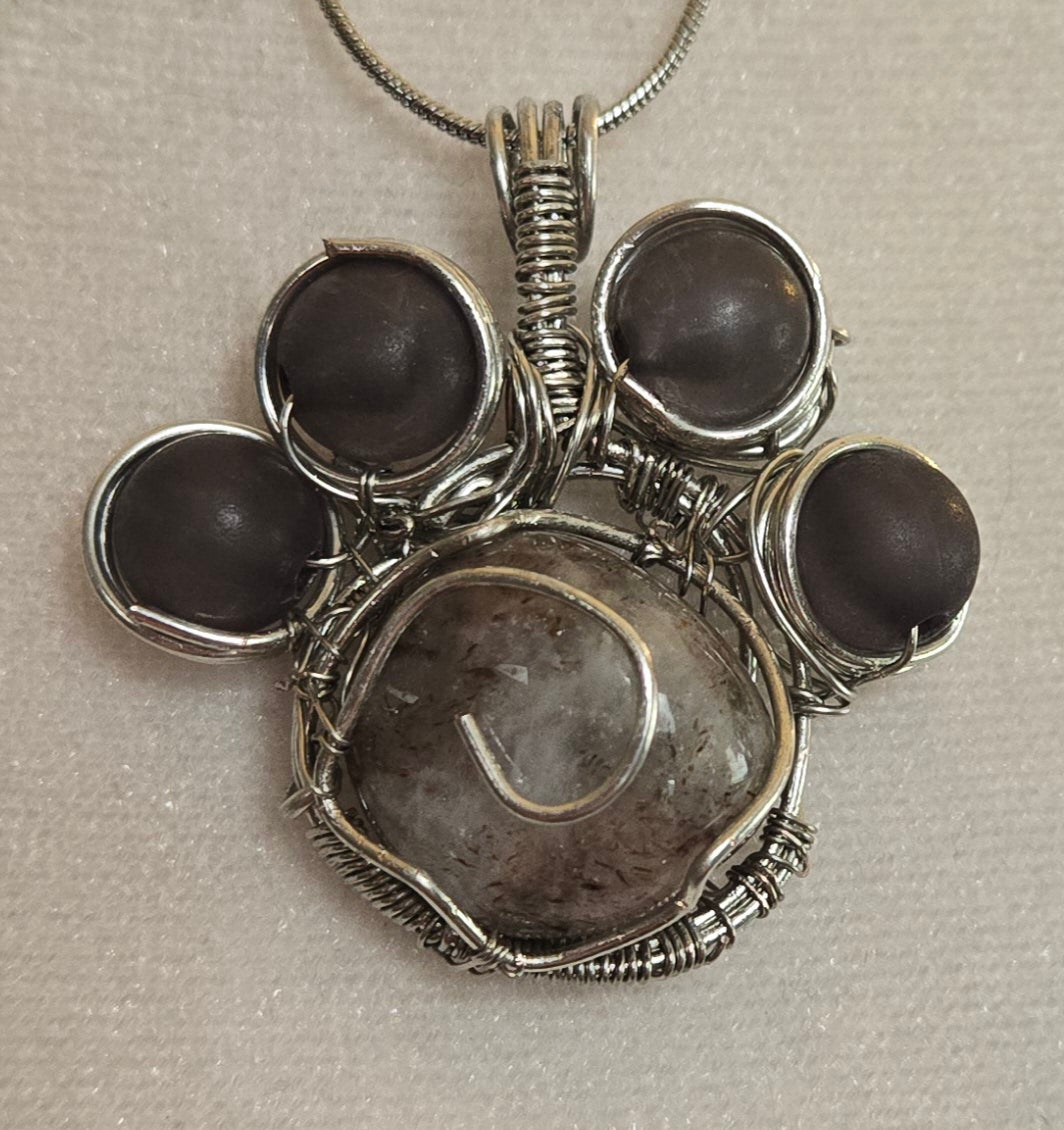 Paw necklace