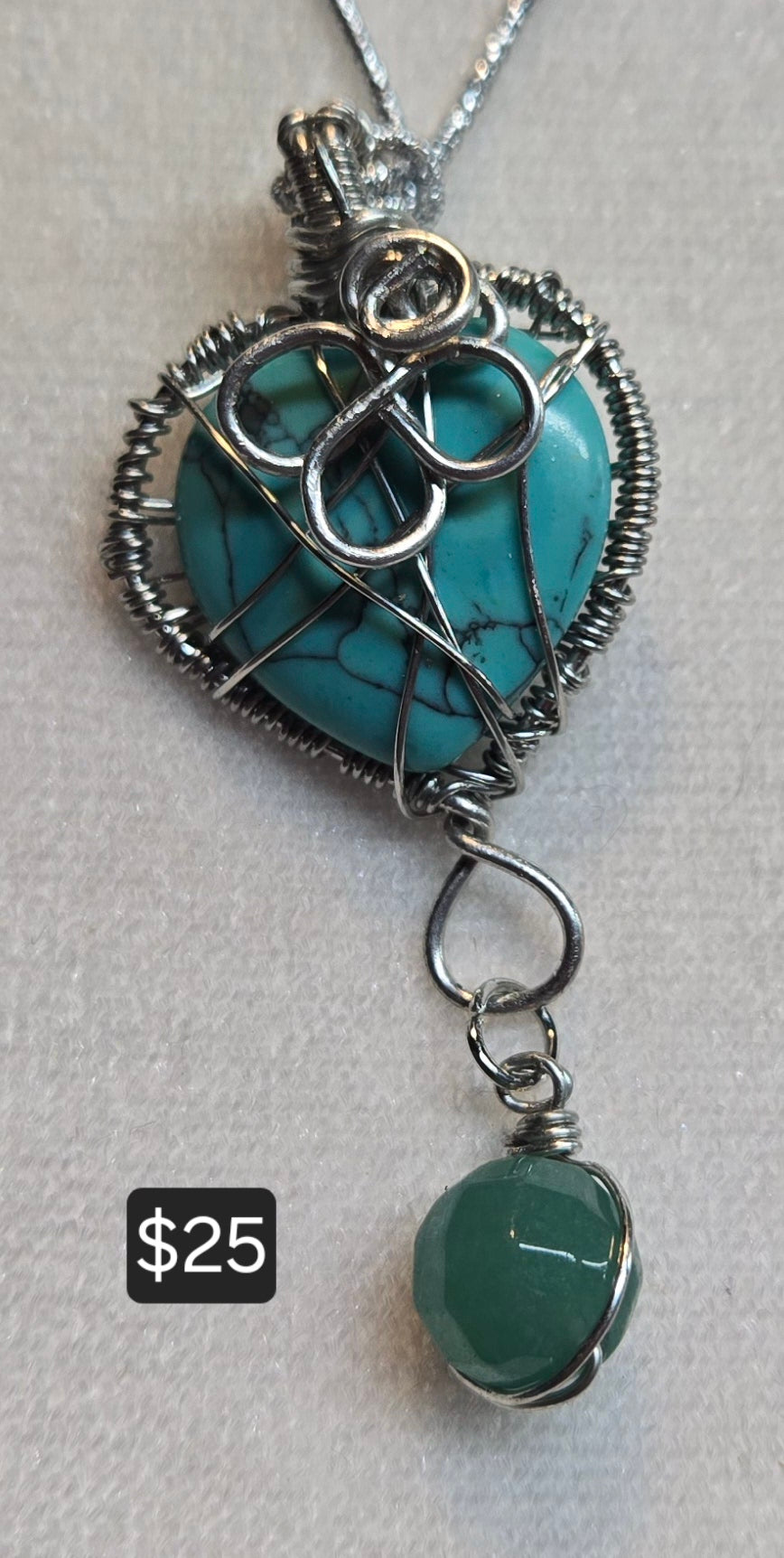 Turquoise heart